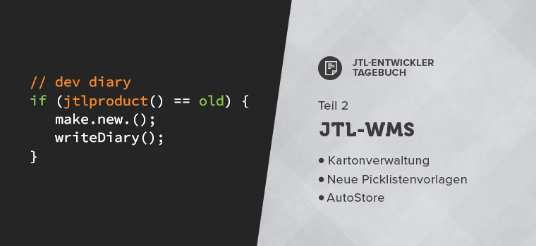 Entwicklertagebuch JTL-WMS Teil 2 Blogheader