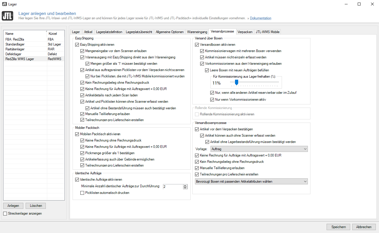 Identische Auftraege aktivieren