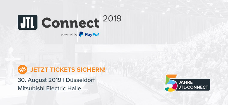 Jetzt Tickets sichern - JTL-Connect 2019
