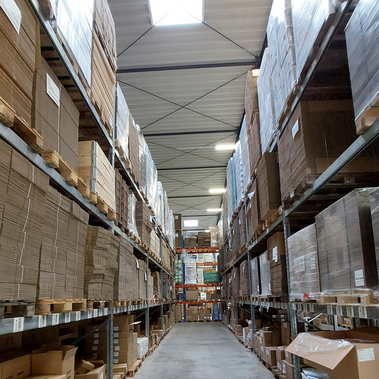 Verpackungskönig Lagerhalle