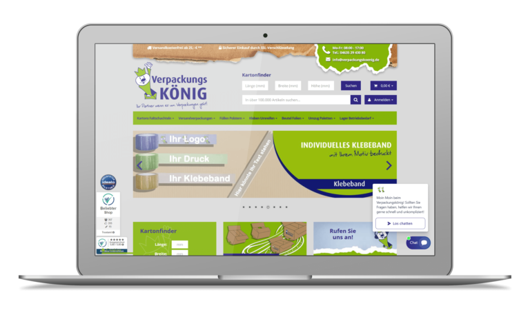 Verpackungskönig Headlap