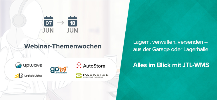 JTL-WMS Webinar-Themenwochen