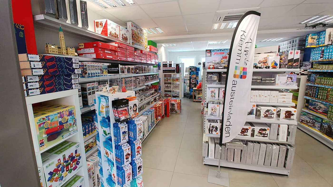 Tims Klemmbausteinladen von innen