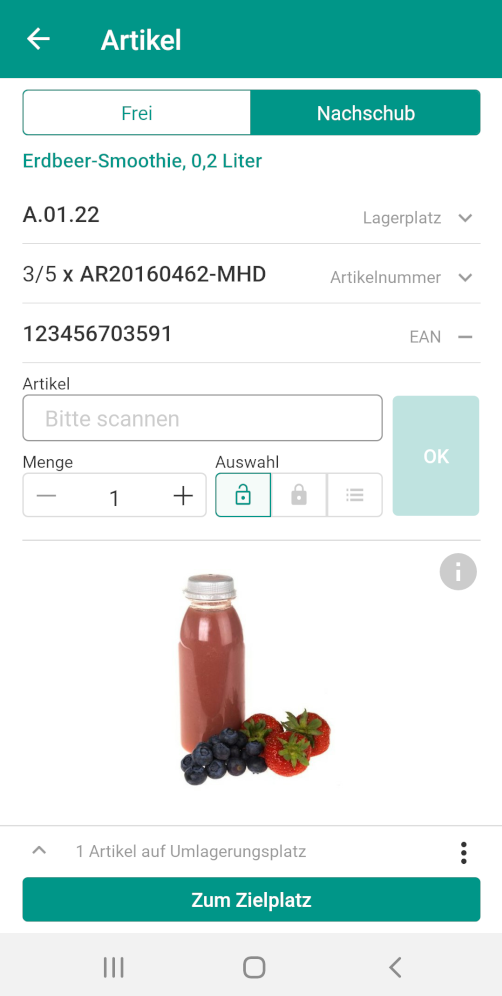 JTL-WMS Mobile: Nachschub bestellen