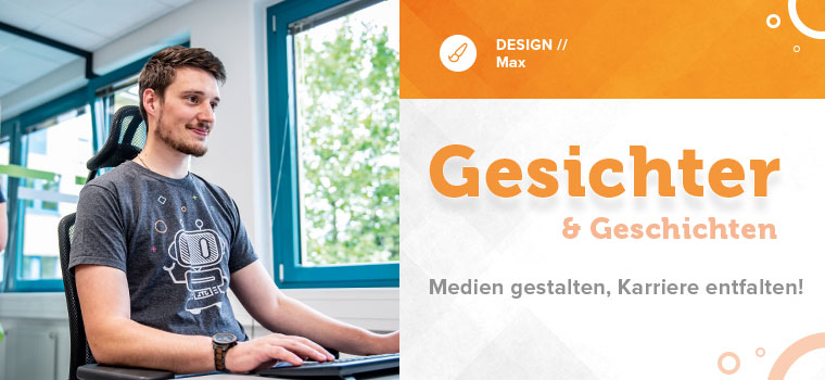 Karriere bei JTL: Grafikdesigner Max