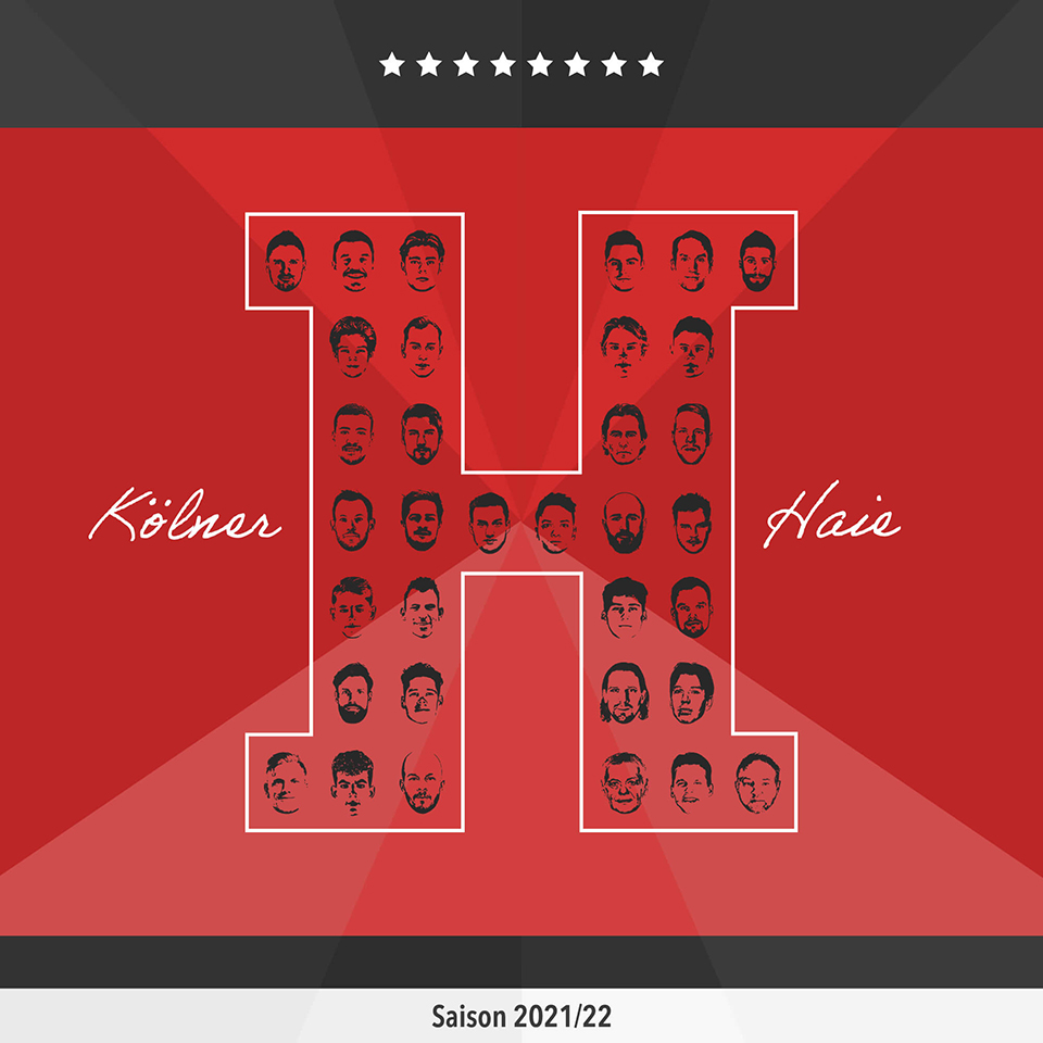 JTL-Mitarbeiter Max entwirft als freiberuflicher Grafikdesigner Fanartikel für die Kölner Haie.