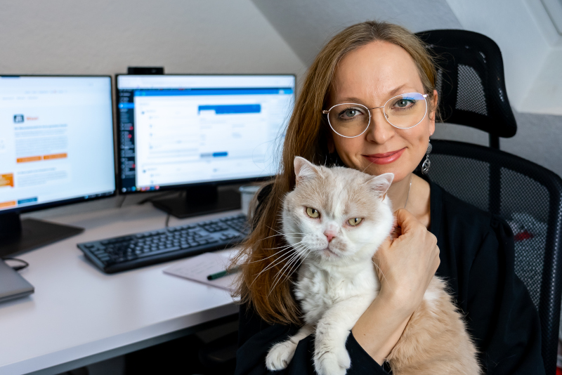 Jana Katze Homeoffice