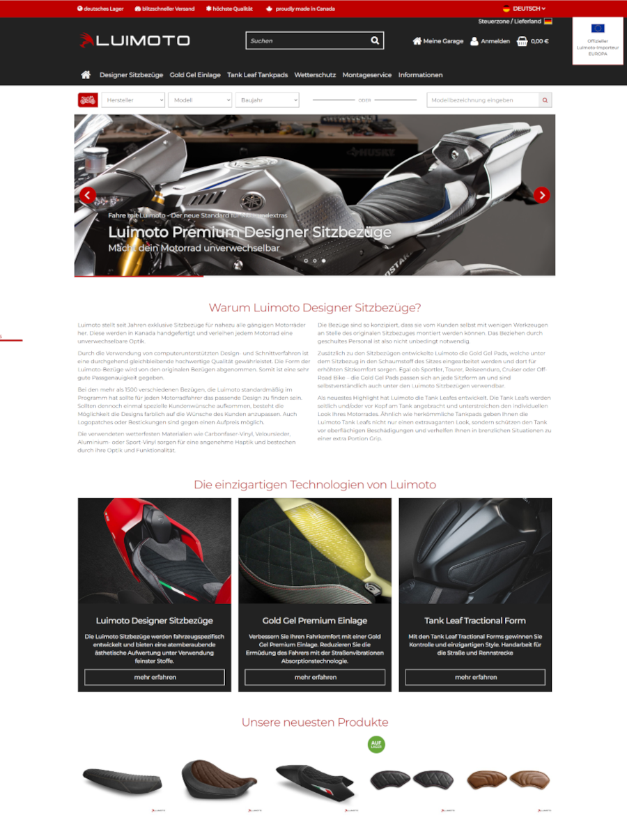 J+A Handel Shop Luimoto Screenshot