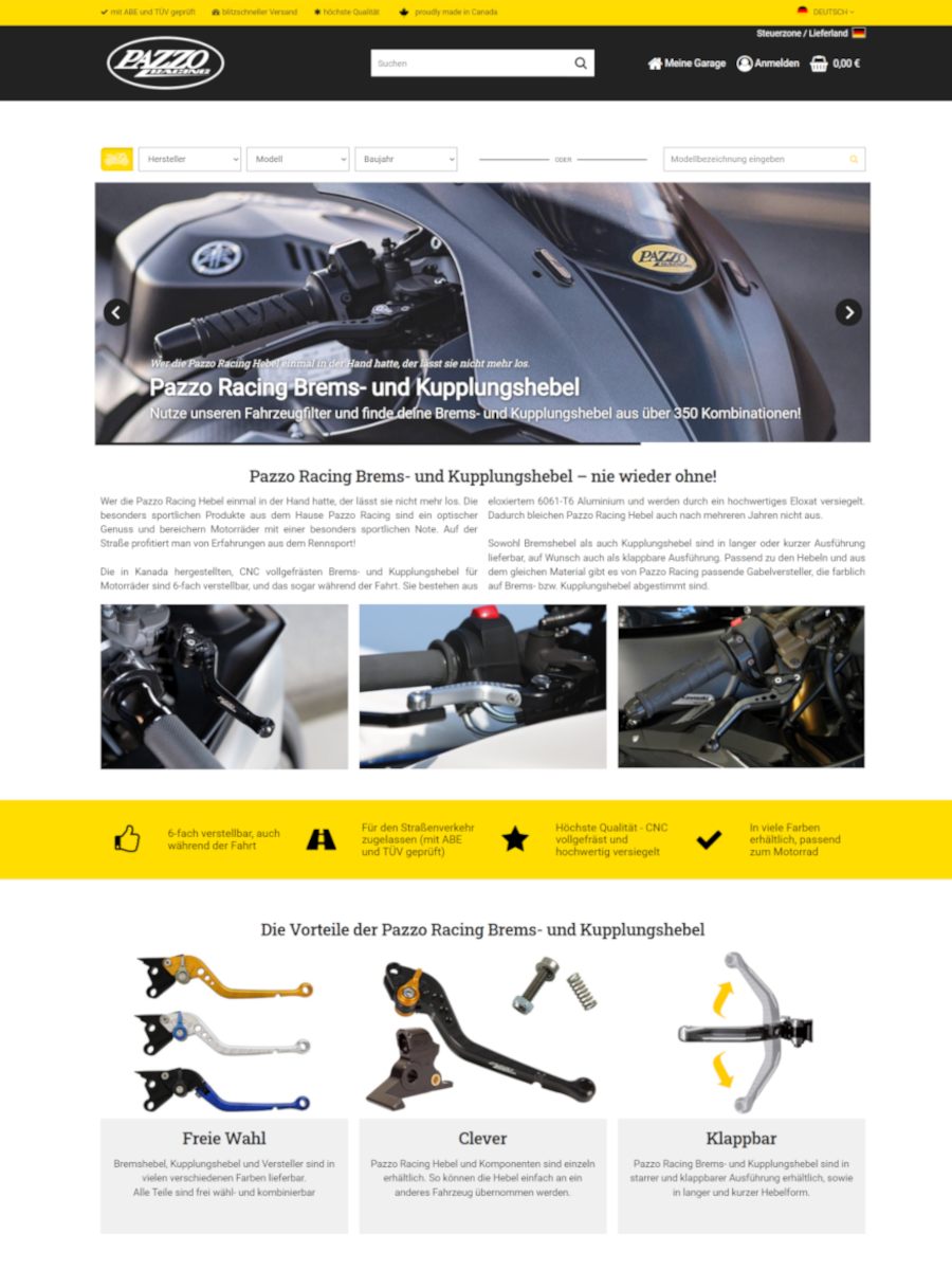 J+A Handel Shop Pazzoracing Screenshot