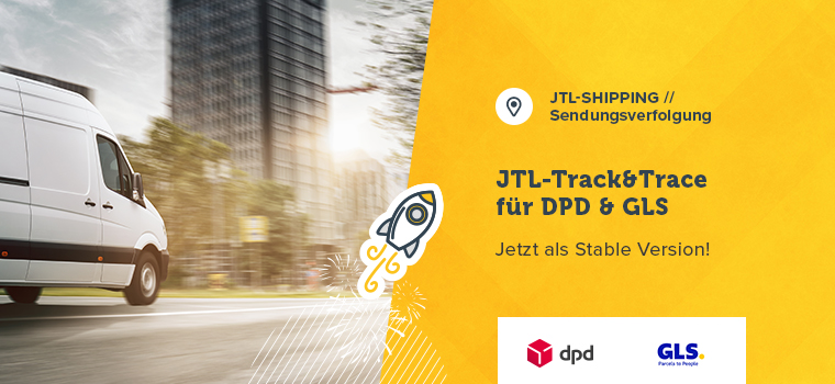 Blogheader zu Sendungsverfolgung mit JTL-Track&Trace für DPD und GLS