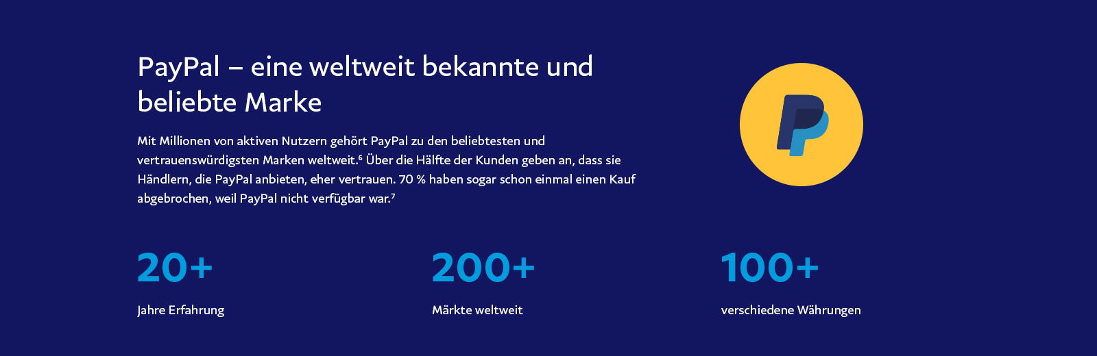 Der JTL-Technologiepartner PayPal ist eine weltweit bekannte Marke im E-Commerce.