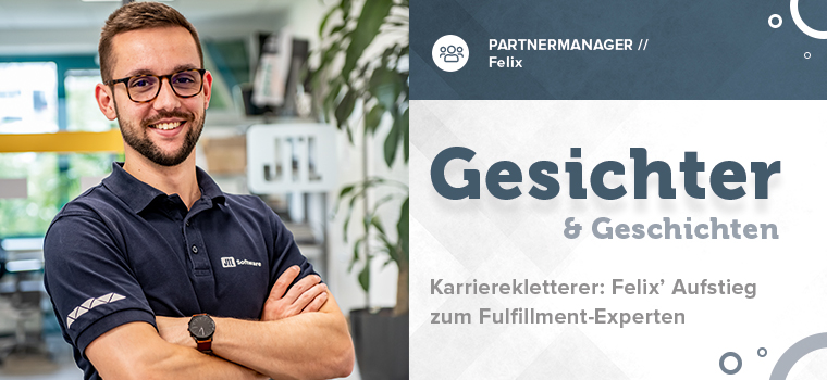 Mitarbeiterinterview mit Felix aus dem Partnermanagement von JTL