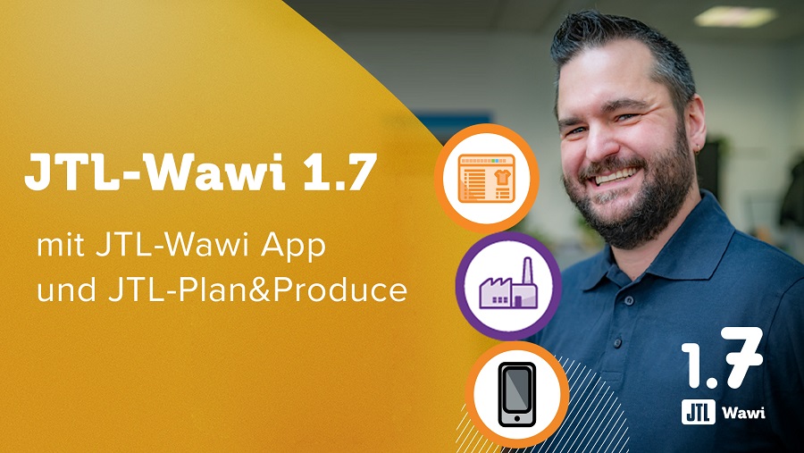 Product Owner Manuel Pietzsch stellt Funktionen von JTL-Wawi 1.7 in YouTube-Videos vor.