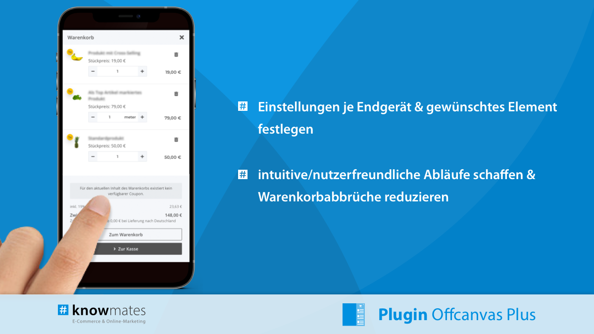 JTL-Shop 5 Plugin: Offcanvas Plus