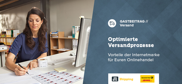 Blogheader Optimierte Versandprozesse mit JTL-ShippingLabels und Internetmarke