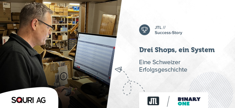 Success-Story aus der Schweiz von der Squri AG mit Binary one und JTL