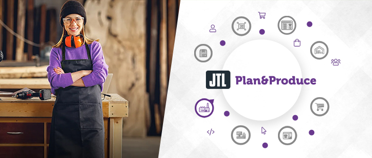 In der JTL-Produktfamilie ist JTL-PLan&Produce die Produktionslösung.