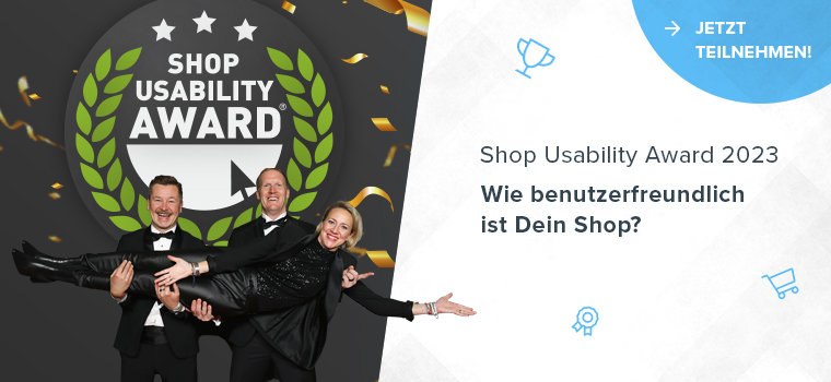 Blog-Header Shop Usability Award 2023