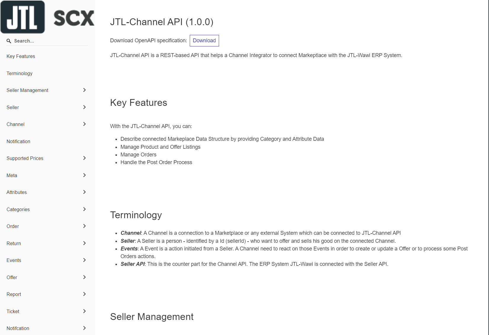 JTL-SCX Entwicklerdokumentation
