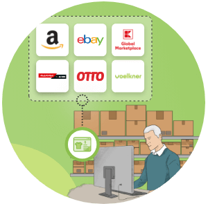 Handeln auf Marktplätzen wie Amazon, eBay, Kaufland, Otto, MediamarktSaturn und voelkner mit JTL