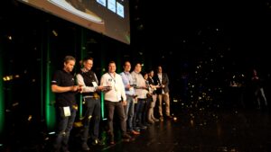 Auszeichnung der Servicepartner auf der Bühne der JTL-PartnerConvention.