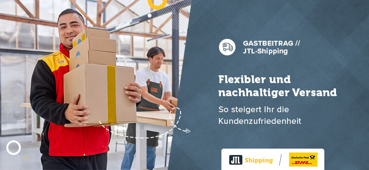 Blogbeitrag DHL Versandservice mit JTL-Shipping