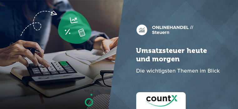 Blogheader Umsatzsteuer countX JTL