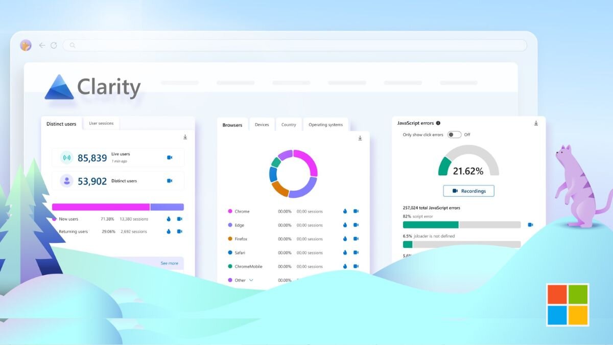 Microsoft Clarity UI
