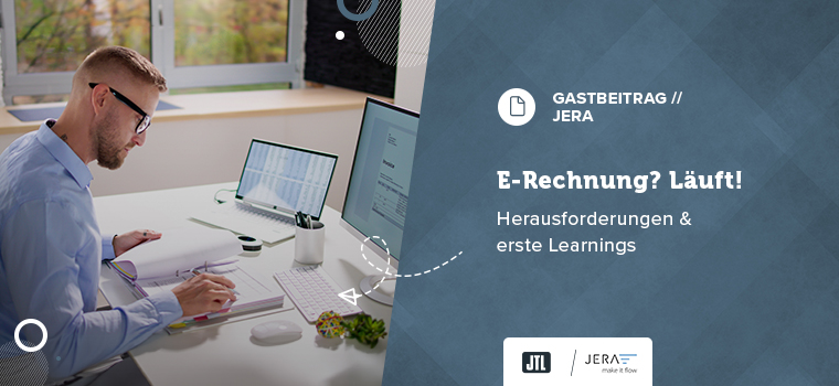 Blogheader E-Rechnung Gastebeitrag von JERA