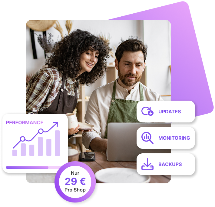 Shop Hosting von JTL-Shop mit Performance-Dashboard