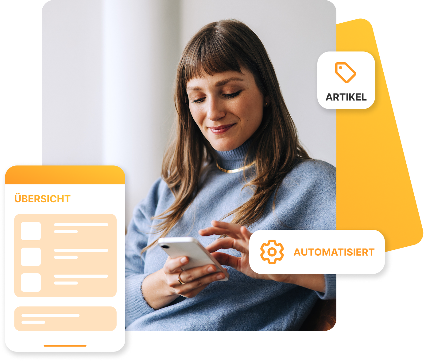 Warenwirtschaft App auf dem Smartphone anzeigen lassen