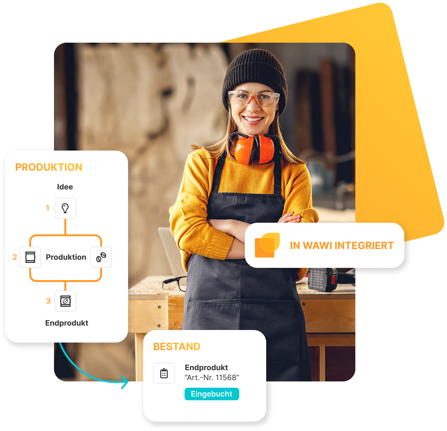 Produktionsplanung Software JTL-Plan&Produce mit Fertigungsübersicht