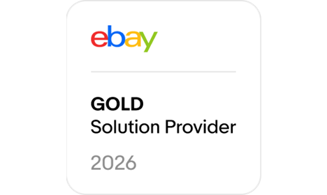 eBay Gold Solution Service Provider 2025 Badge