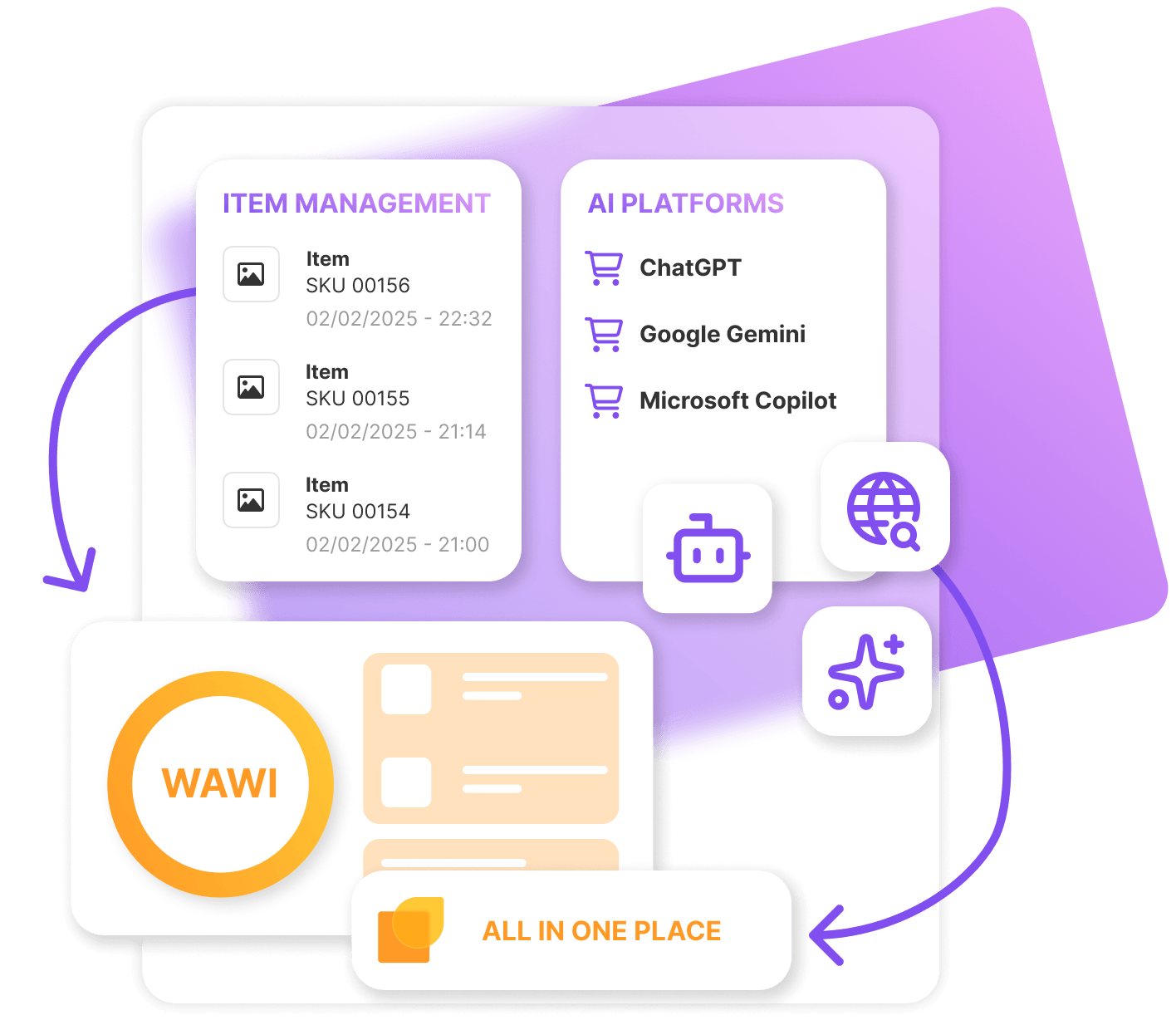 Products are identified by AI platforms such as ChatGPT, Google Gemini and Microsoft Copilot thanks to comprehensive product data and centralised management within the ERP system.