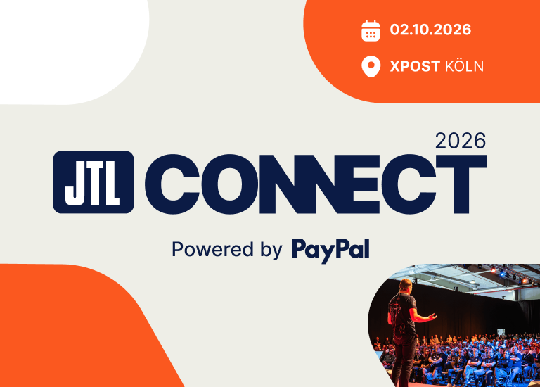 Ticketverkauf JTL-Connect 2026 in Köln powered by PayPal