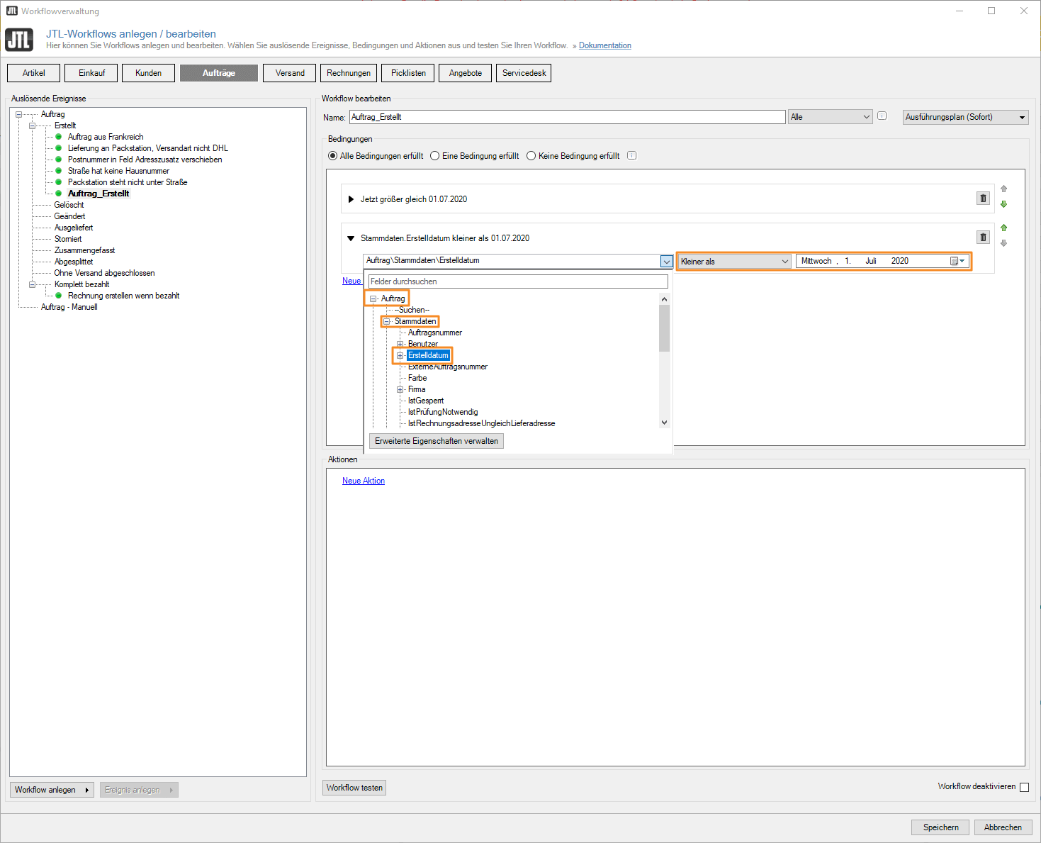 Kauf Vor Steuersenkung Workflow Schritt 5
