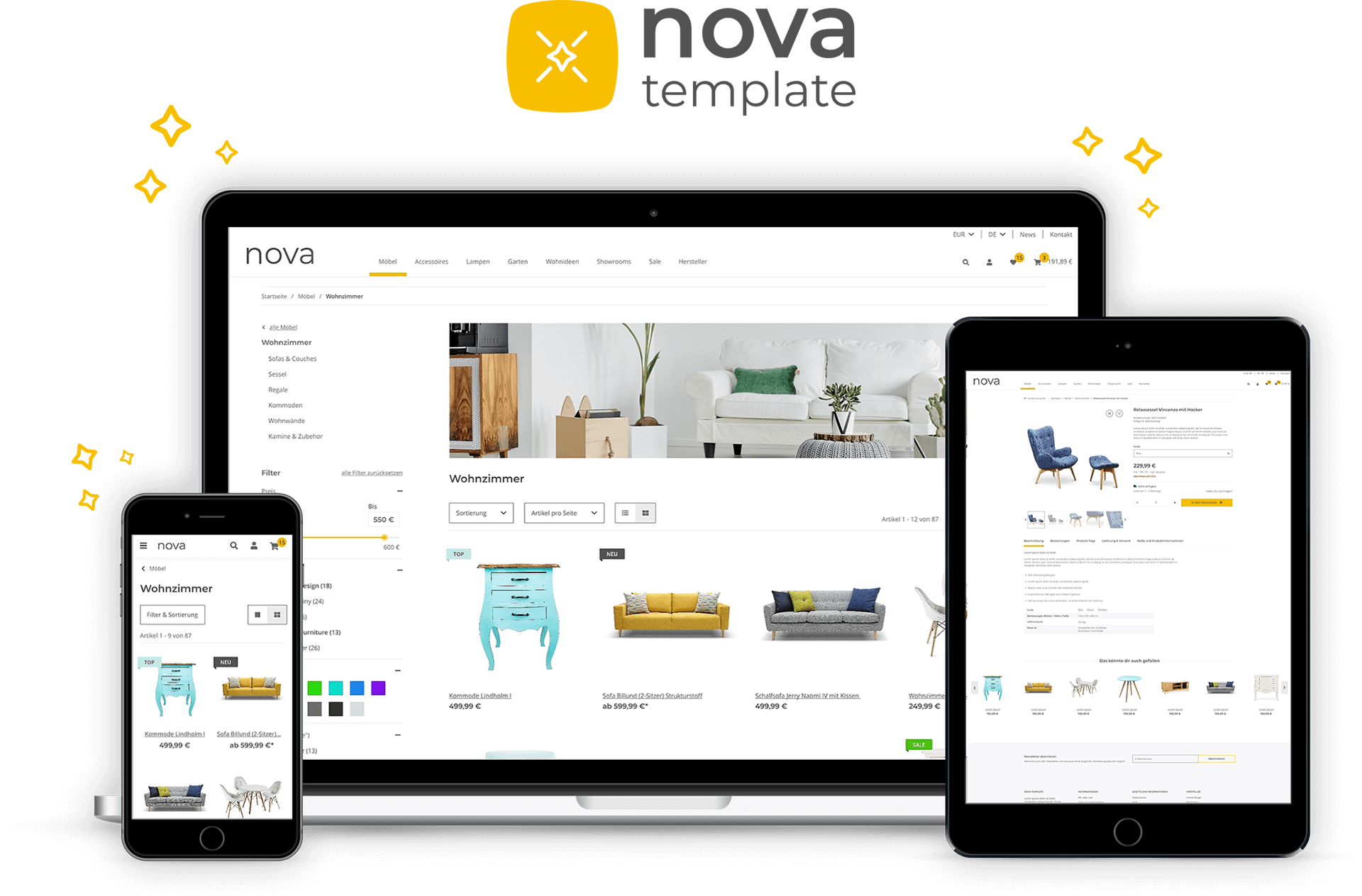 Nova Template JTL-Shop5