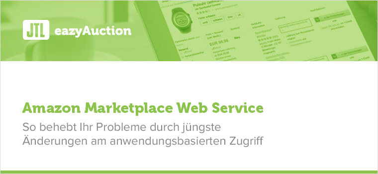 Änderungen am Amazon Marketplace Web Service