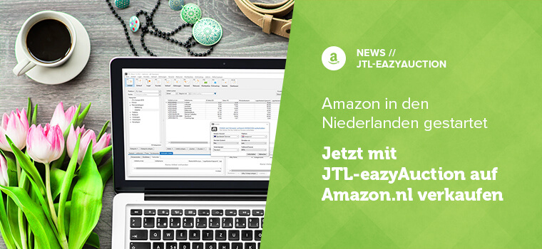 Now also sell on Amazon.nl with JTL-eazyAuction