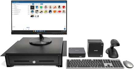 JTL-POS Hardwarebundle mit Scanner, Kassenlade und Bondrucker