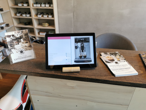 JTL-POS aus Tablet bei Punto Nero