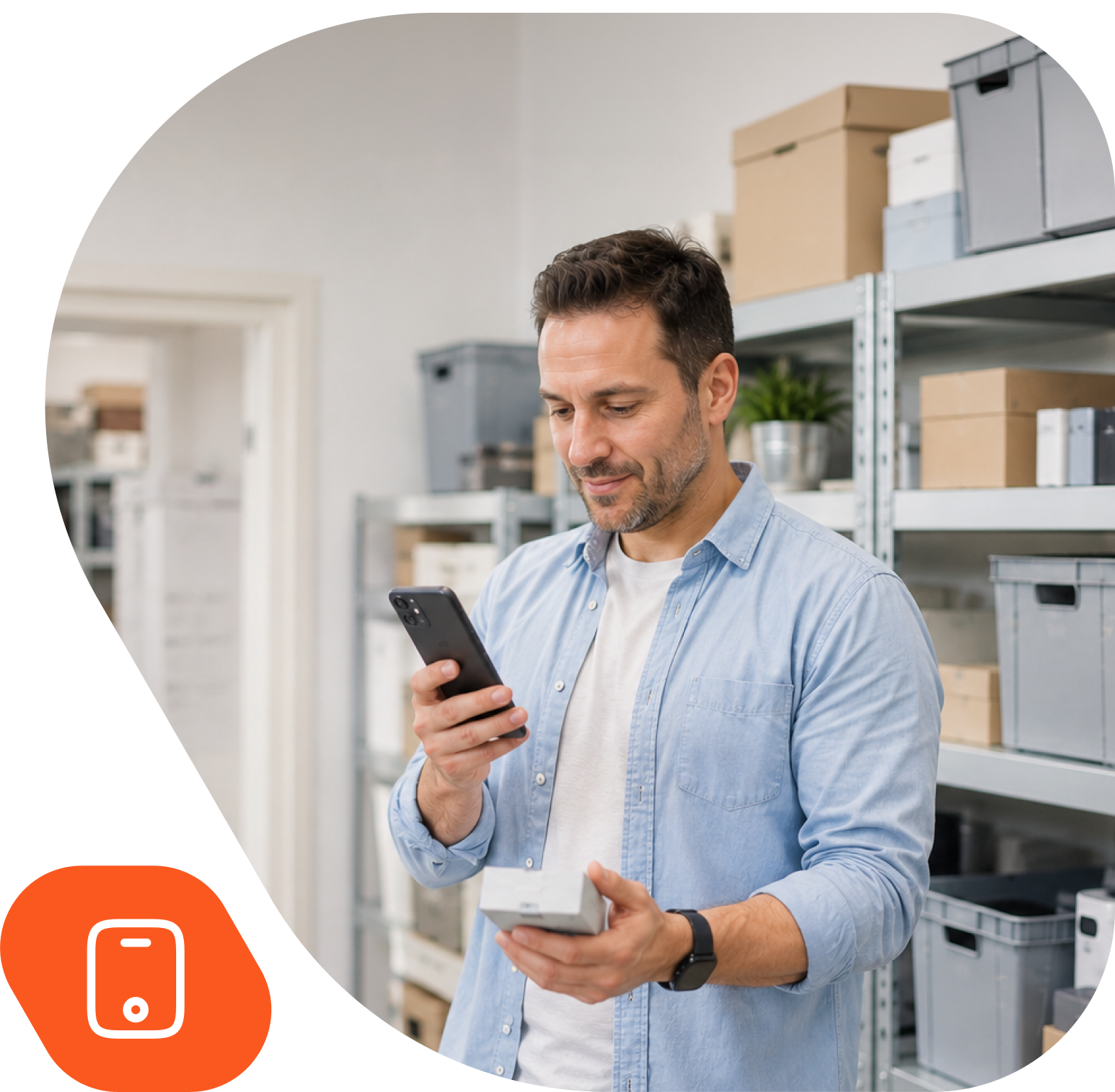 Warenwirtschaft App auf dem Smartphone anzeigen lassen